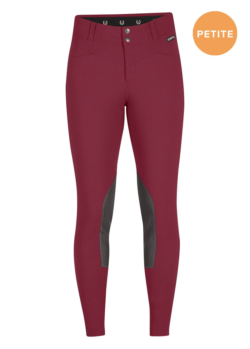 Kerrits Crossover Petite Breeches - Sangria