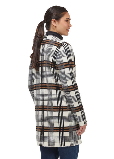 EQL Plaid Sweater Jacket