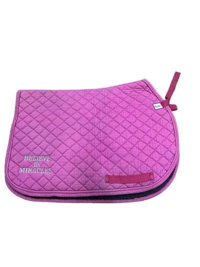 Hinckley Equestrian Center CC Saddle Pad - Pink- USED