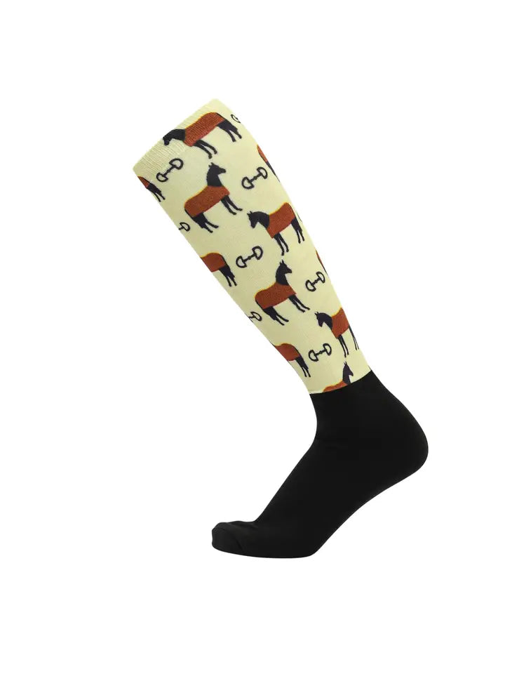 Equine Couture Ladies Otc Boot Socks- Autumn Vibes