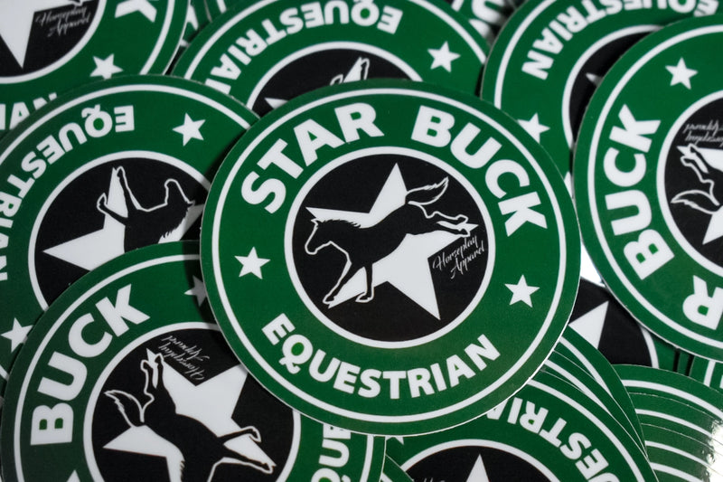 Horse Play Apparel Star Buck Equestrian Sticker