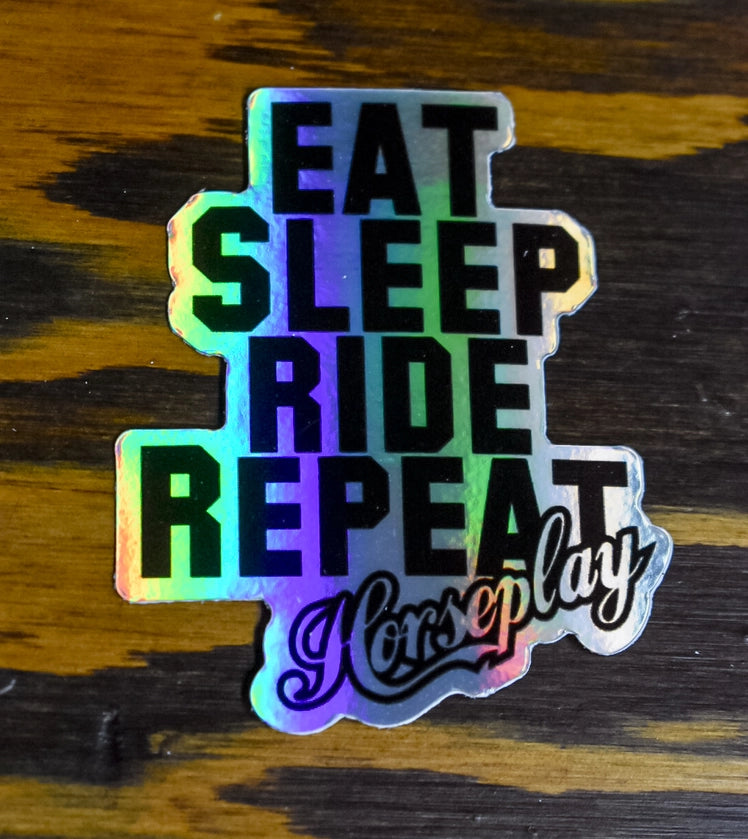 Eat Sleep Ride Repeat Sticker