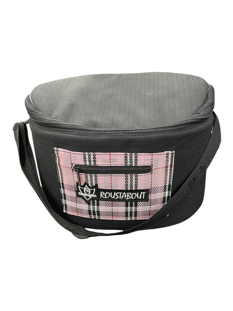 Kensington Roustabout Helmet/Makeup Bag - Black/Pink - USED