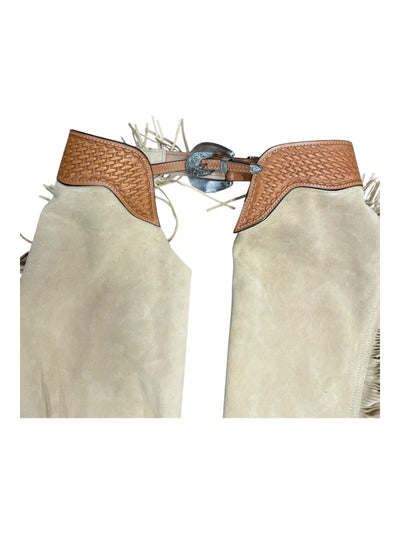 Congress Leather Show Chaps - Tan - Medium - USED