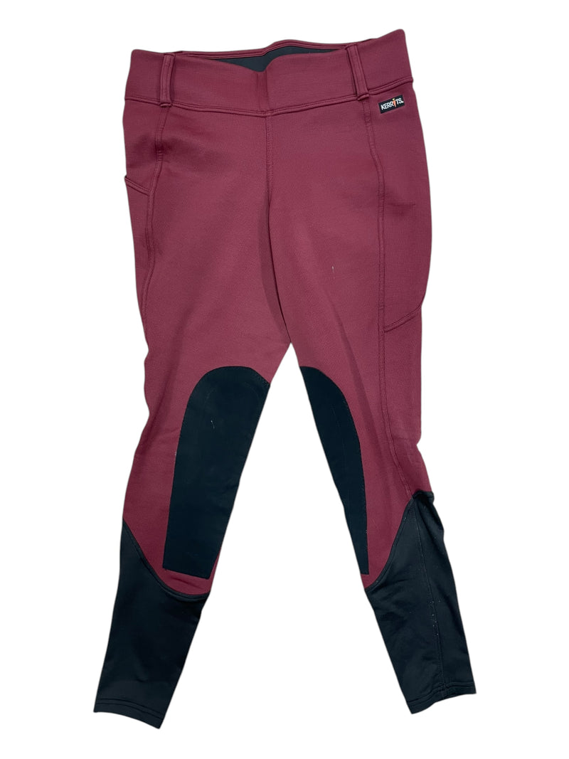 Kerrits Winter KP Breech - Maroon/Black - XL - USED