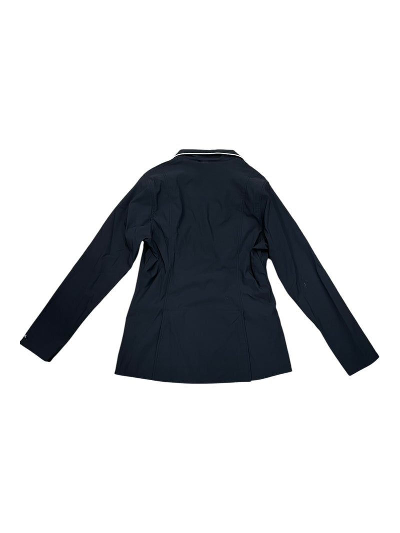Kerrits Show Coat - Black/White Piping - L - USED