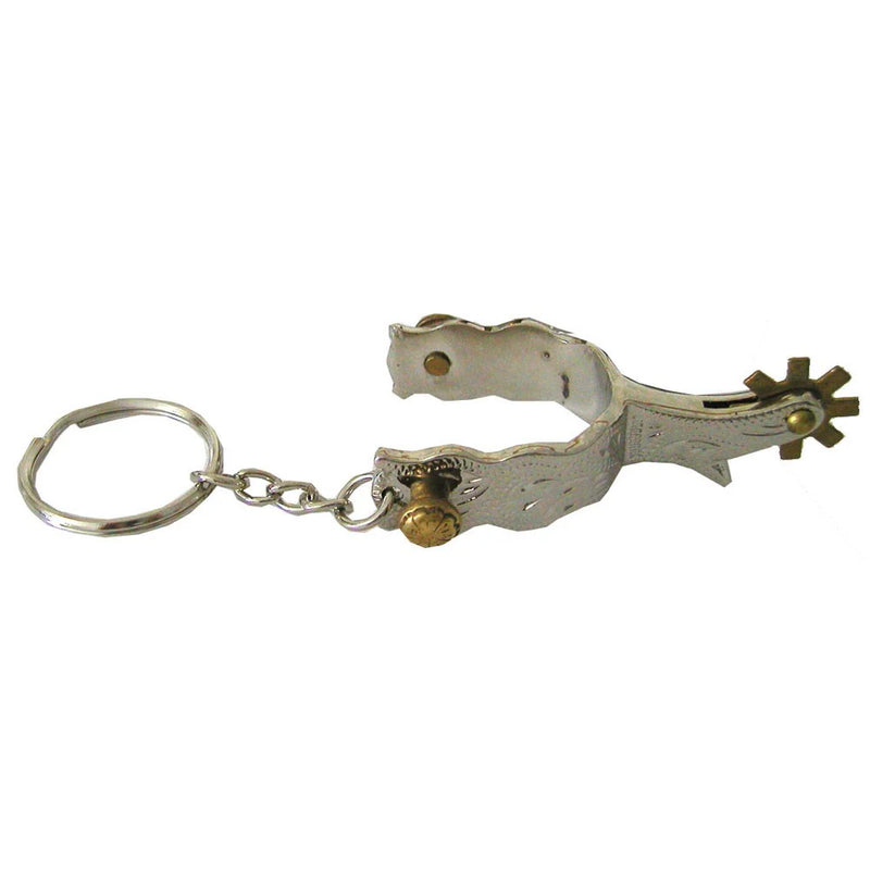 Fancy Western Spur Key Ring