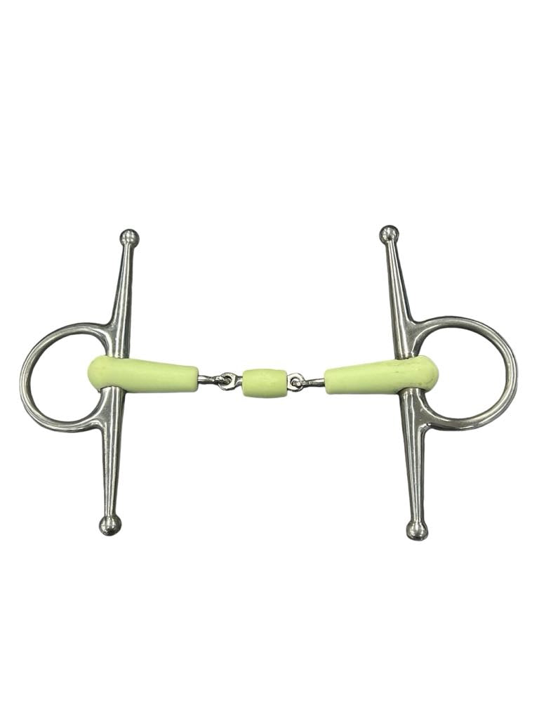 Happy Mouth Full Cheek Snaffle - Green/Stainless - 5.5" - USED