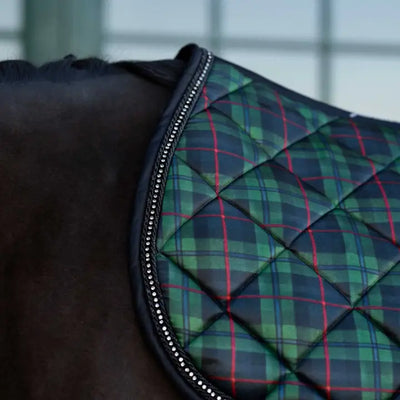 Dapple Bay Holiday Plaid Saddle Pad