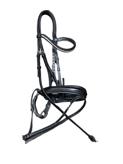 Schockemohle Dressage Bridle - Black Cob - USED