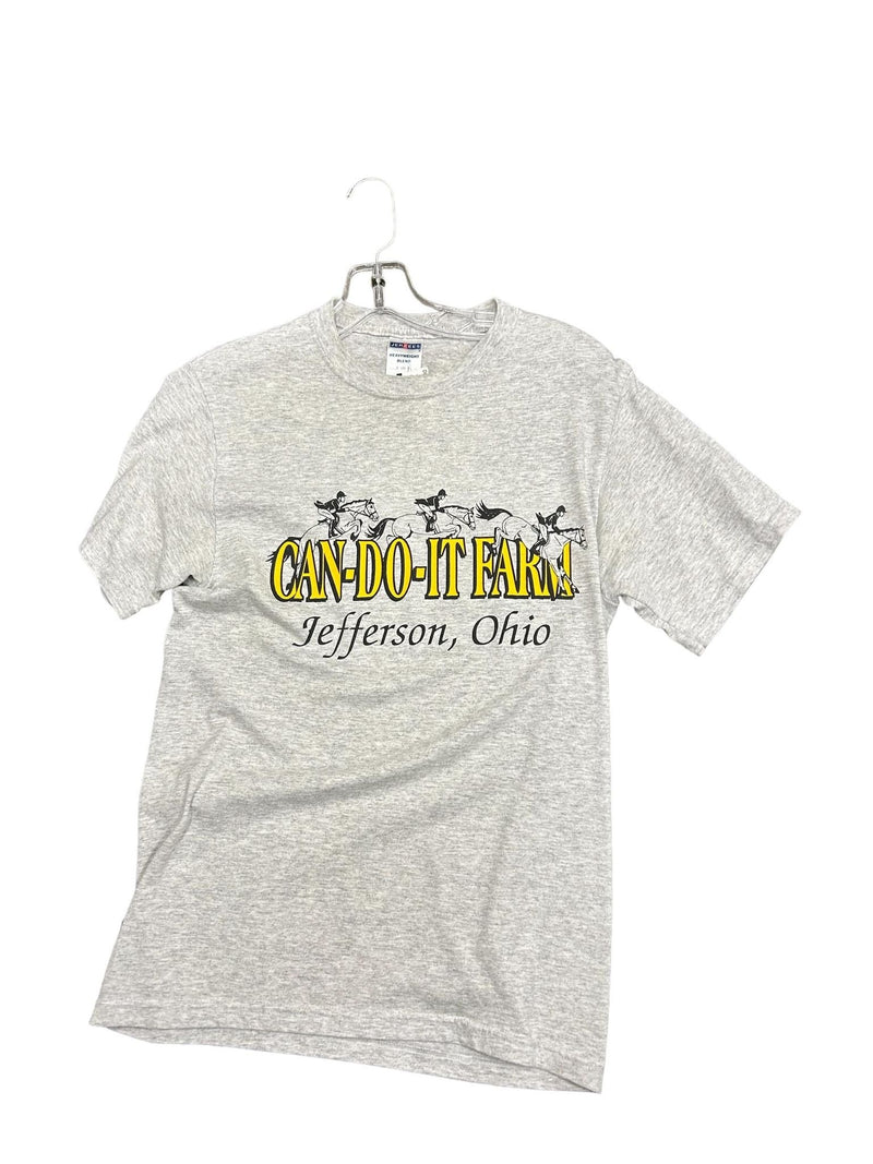 Can Do it Farm Tee - Grey - Small  - USED