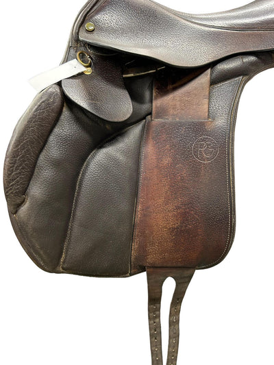 JES Ride Monoflap Saddle - Brown 18" M/W tree - USED