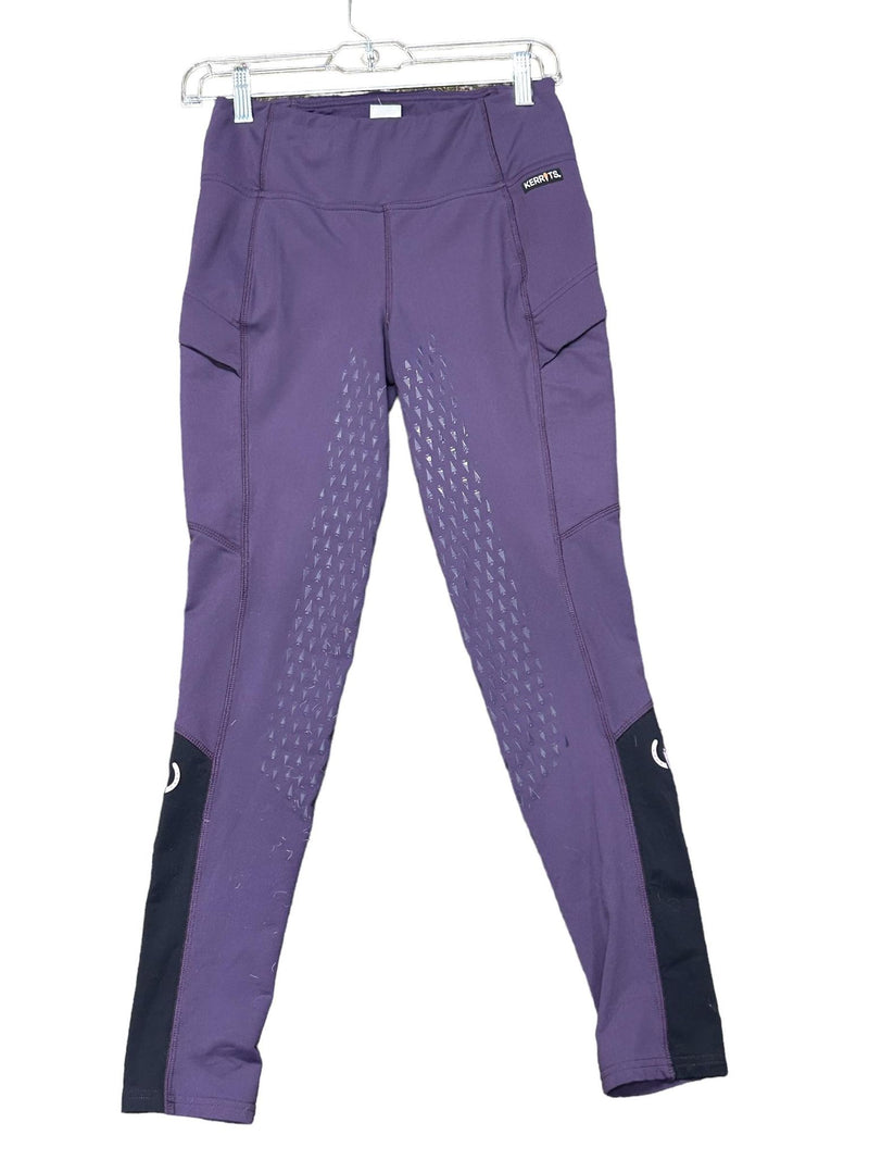 Kerrits KP Winter Tights - Purple Youth L - USED