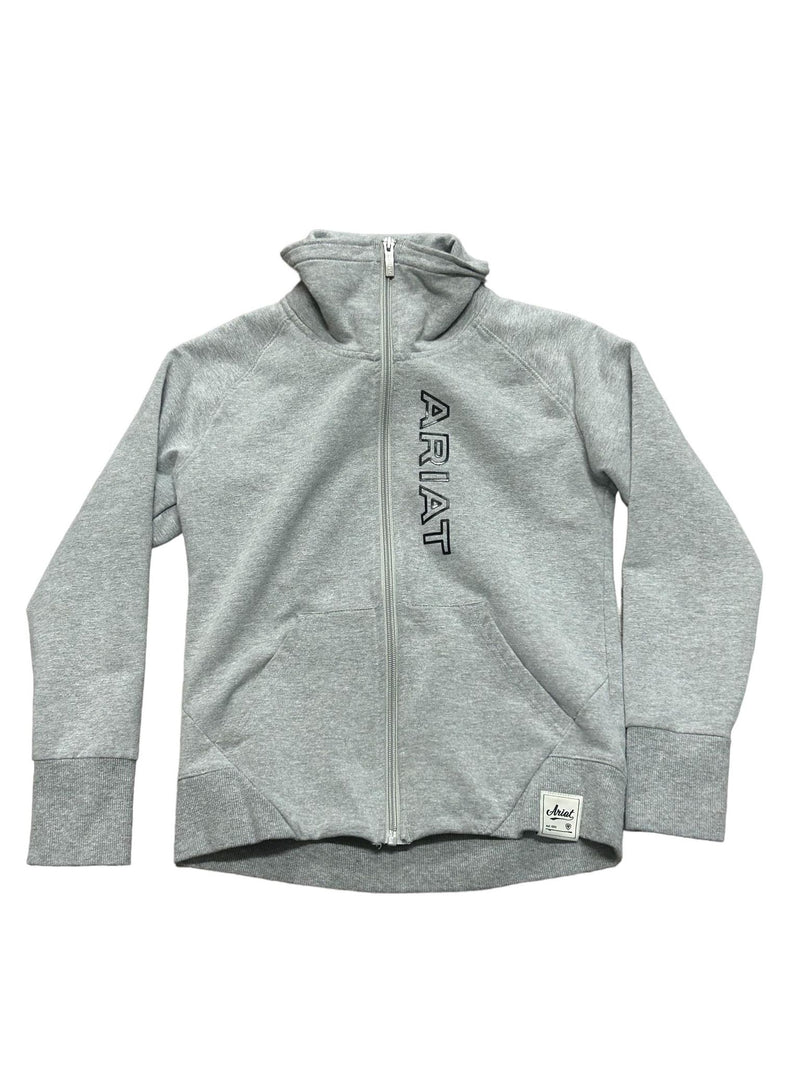 Ariat Zip Up - Grey Kids M - USED