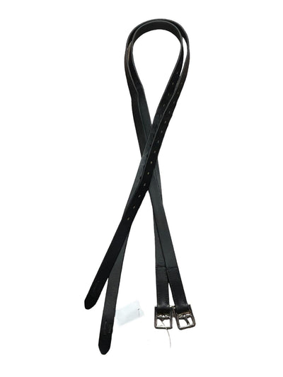 Passier Stirrup Leathers - Black - 150cm - USED