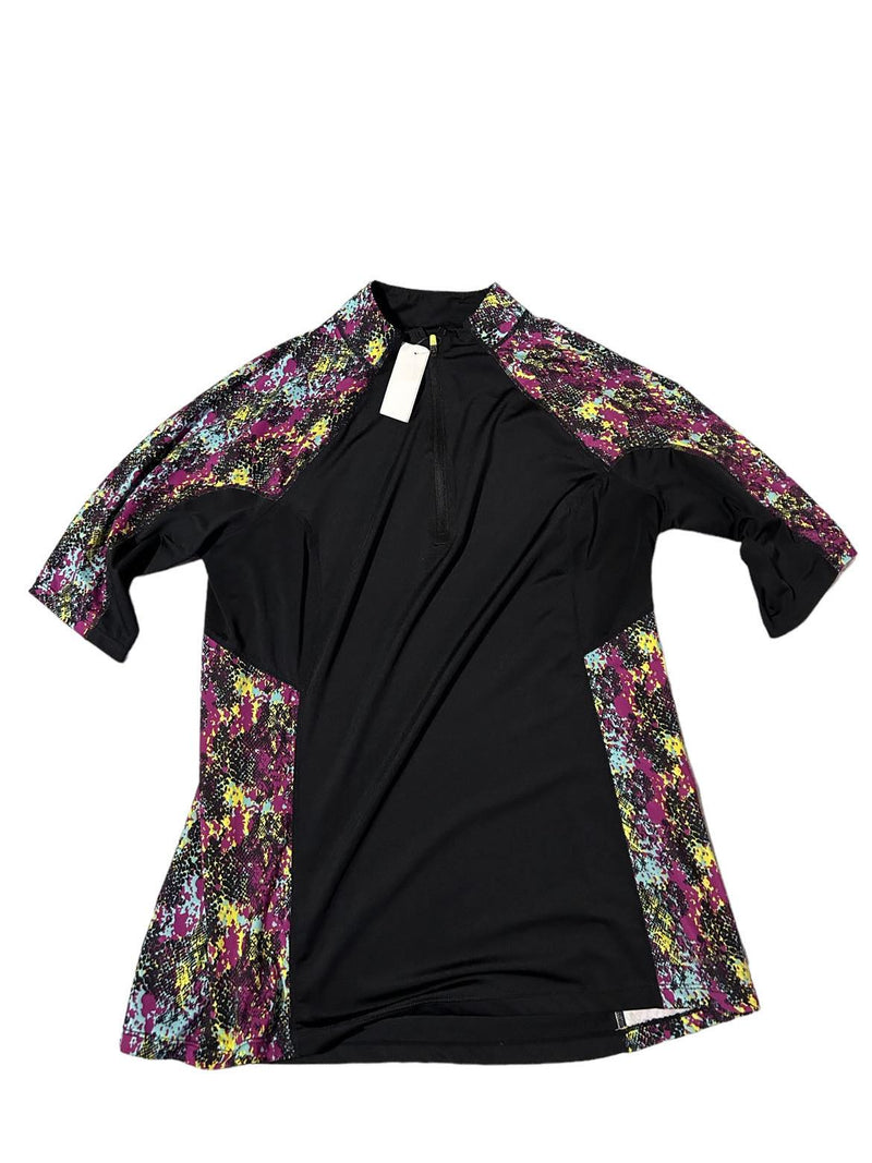 Noble Outfitters Top - Black/Print L - USED