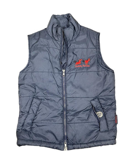 Dublin Cuddle Ponies Vest - Navy - Youth 6 - USED