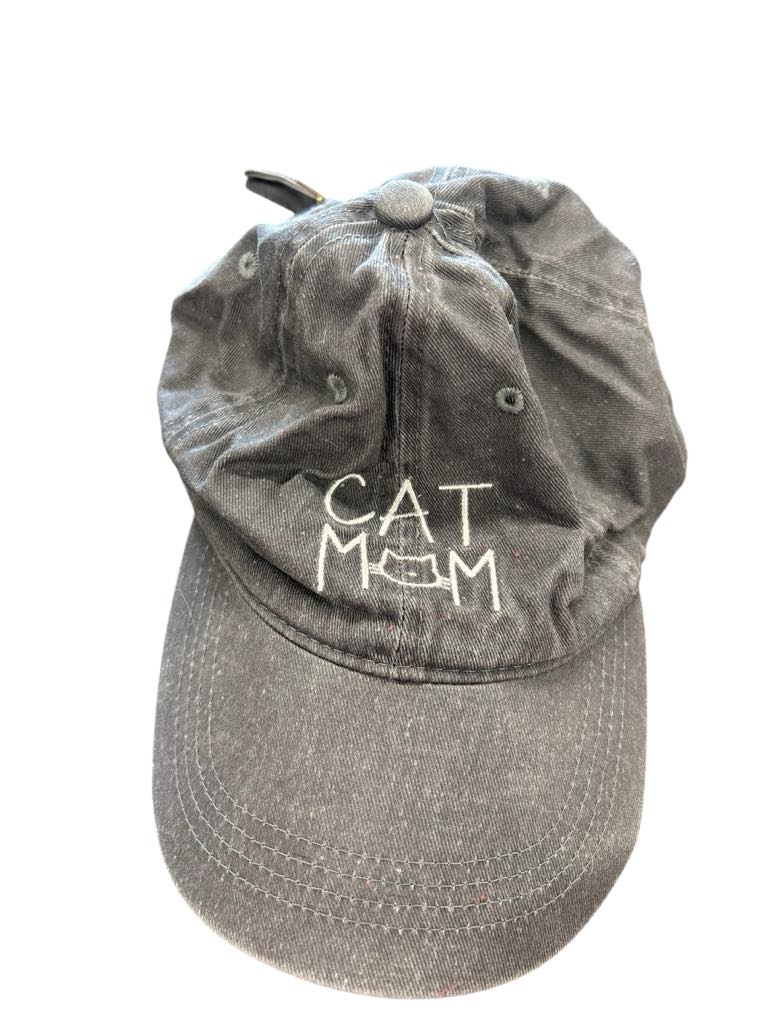 Cat Mom Hat - Grey - USED