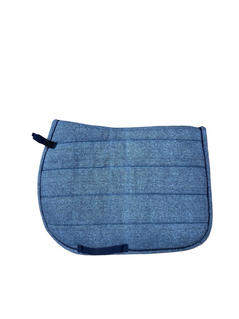 SmartPak Saddle Pad - Blue Print - USED