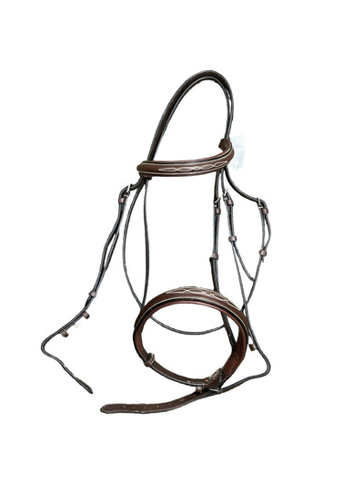 Fancy Stitch Bridle - Brown - F/S - USED