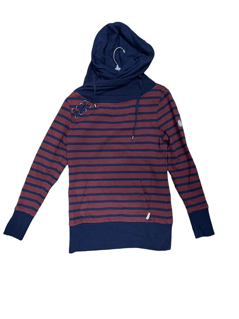 Horseware Hoodie - Maroon/Navy Stripe - S - USED