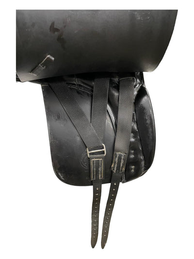 Collegiate Dressage Saddle - Black - 17" - 4.5" Gullet - USED