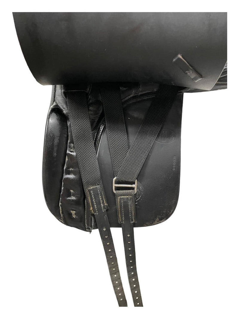 Collegiate Dressage Saddle - Black - 17" - 4.5" Gullet - USED