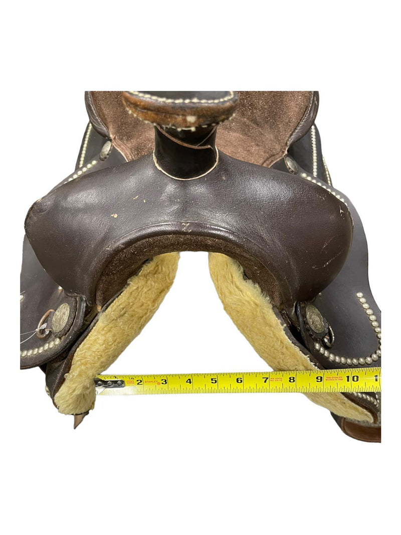 Unbranded Western Saddle - Brown - 16" - USED