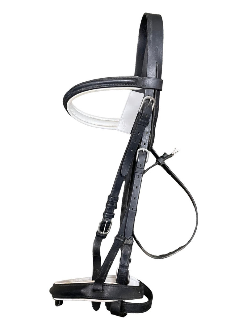 Camelot Bridle - Black/White - F/S - USED