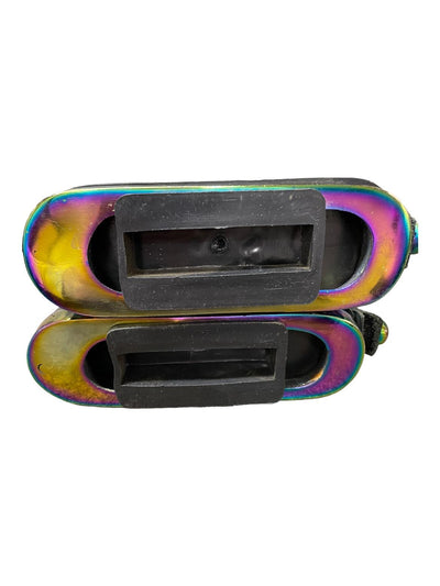 Peacock Stirrups - Rainbow - 4 3/4" - USED