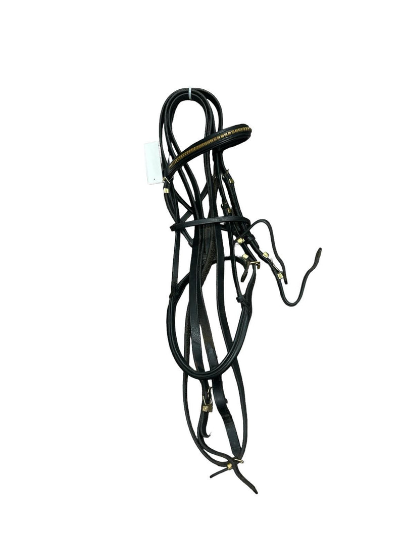 Premier Bridle - Black/Brass - F - USED