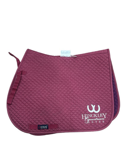 Hinckley Equestrian Center All Purpose Saddle Pad - Berry - USED