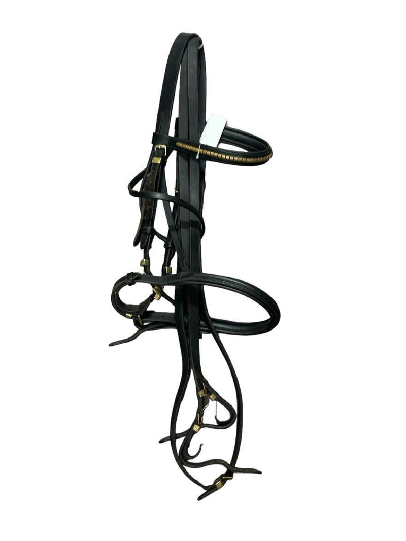 Premier Bridle - Black/Brass - F - USED