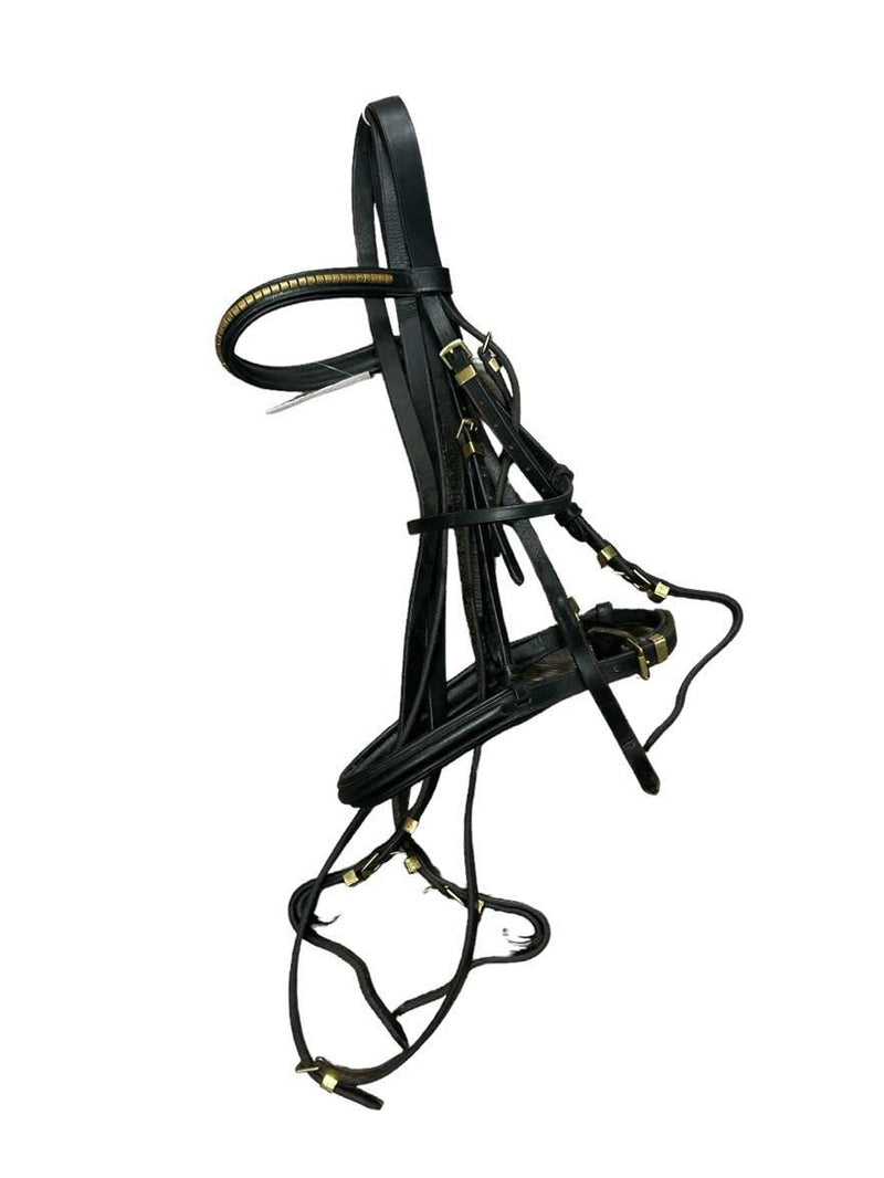 Premier Bridle - Black/Brass - F - USED