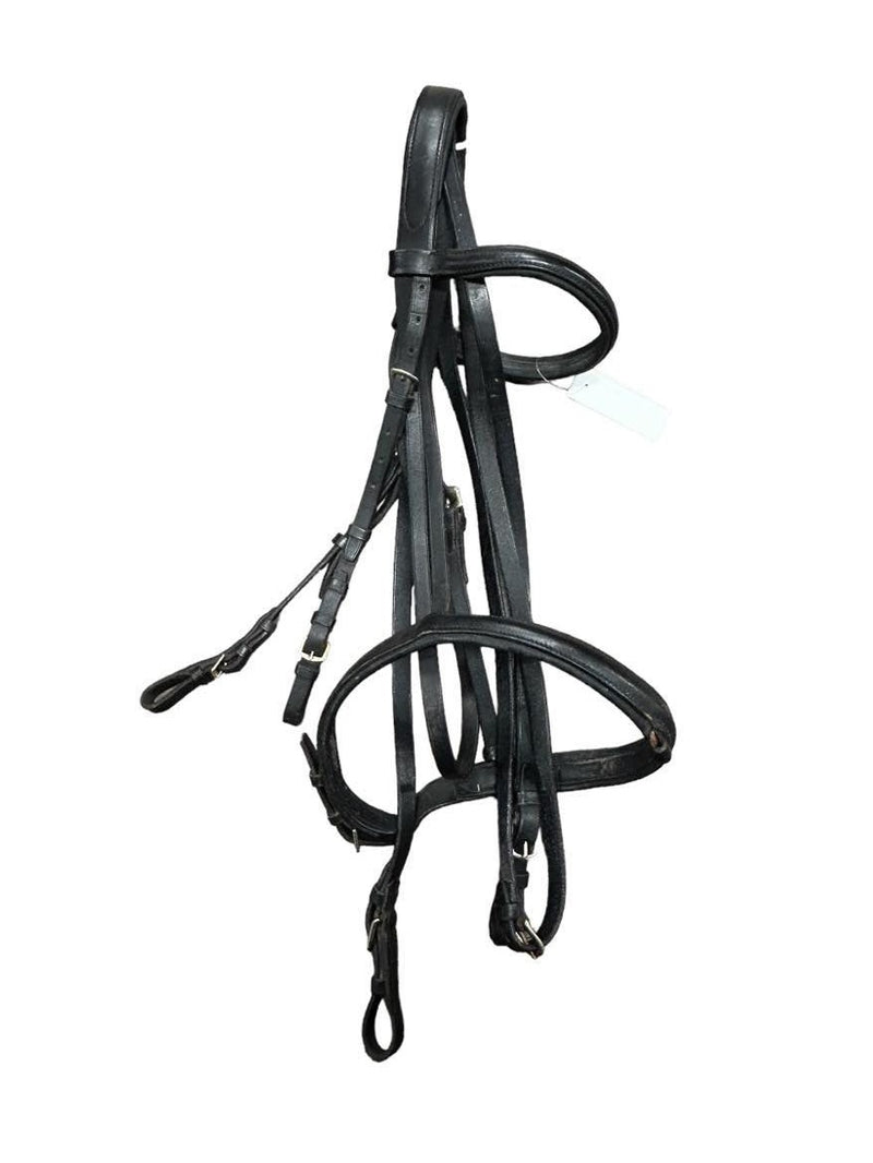 Kieffer Goldline Bridle - Black - W/S - USED