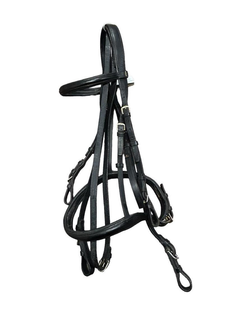 Kieffer Goldline Bridle - Black - W/S - USED