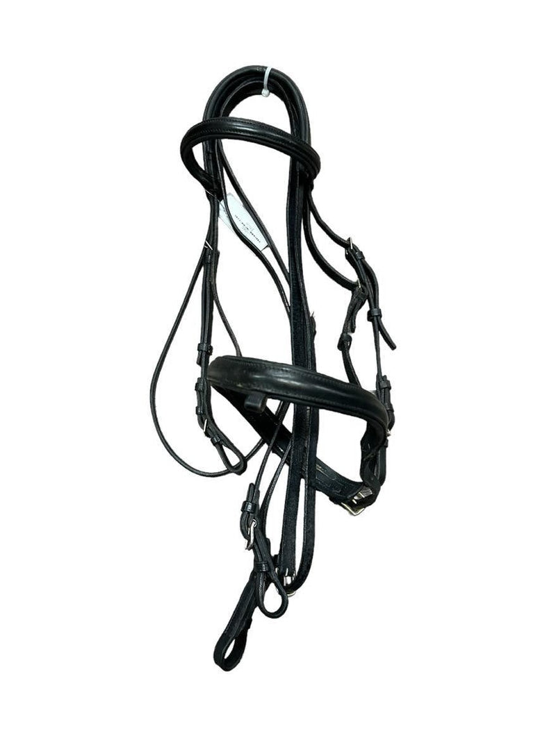 Kieffer Goldline Bridle - Black - W/S - USED