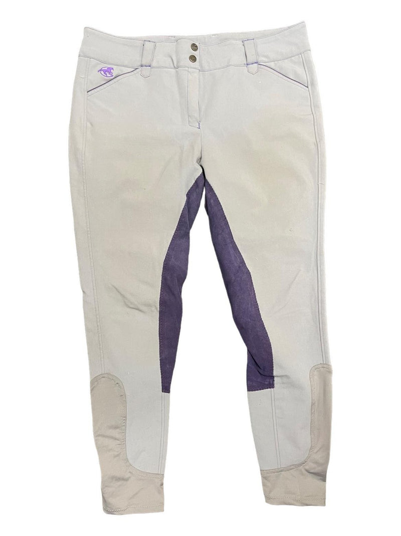 Smartpak Piper FS Breeches - Light Blue/Purple - 36L - USED