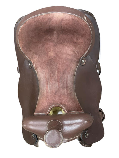 Unbranded Western Saddle - Brown - 16" - USED