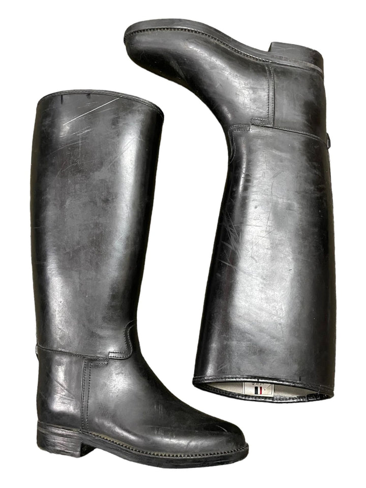 Pull on rubber boots best sale