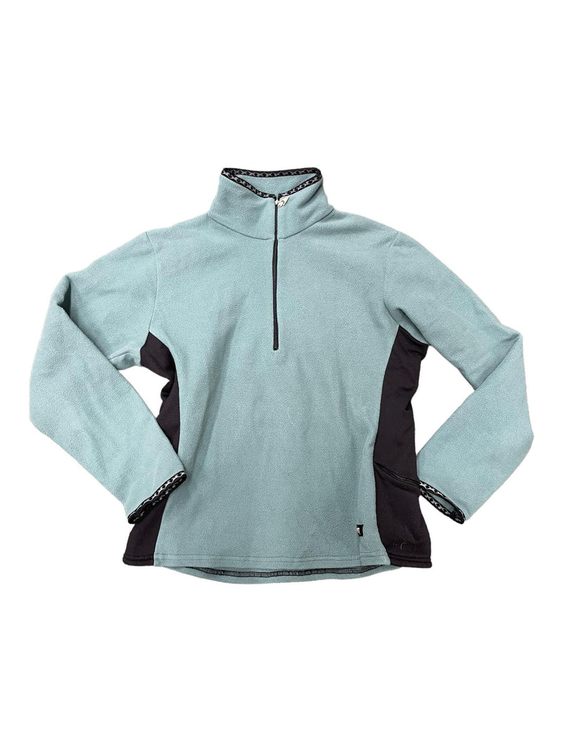 Kerrits LS 1/4 Zip Pullover - Sea Green/Black - S - USED