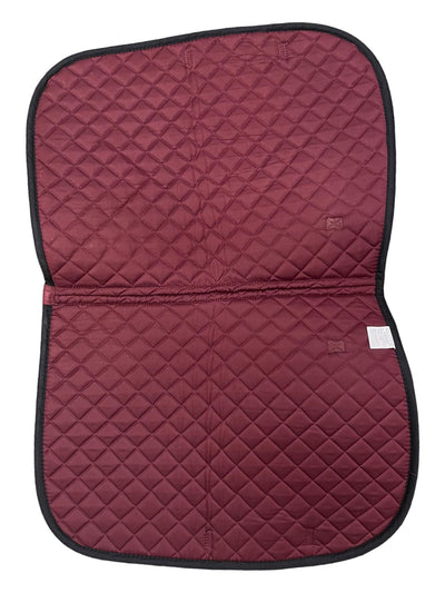 Dover AP Saddle Pad - Burgundy - Est. F/S - USED