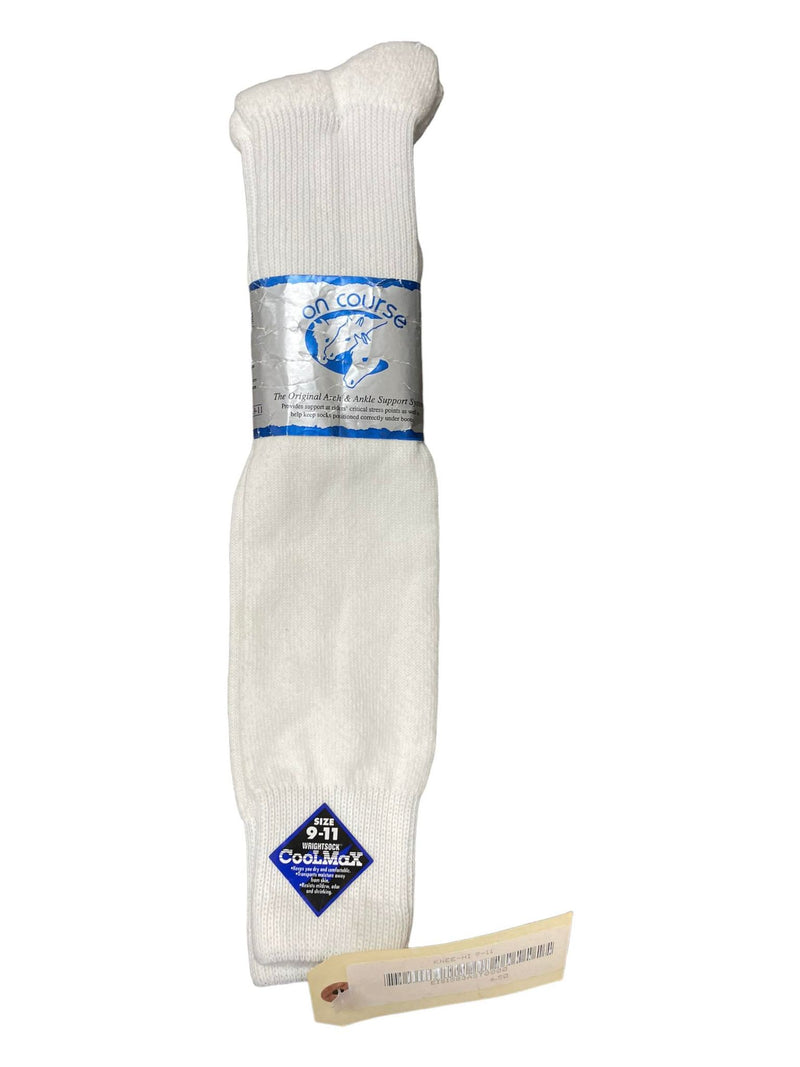 On Course Coolmax Socks *NWT* - White - Ladies 9-11 - USED