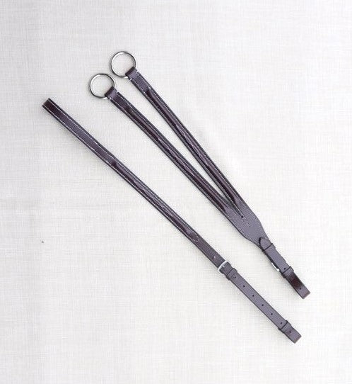 Black Oak Standing Martingale Attachment - Round Raised and Fancy Stitch