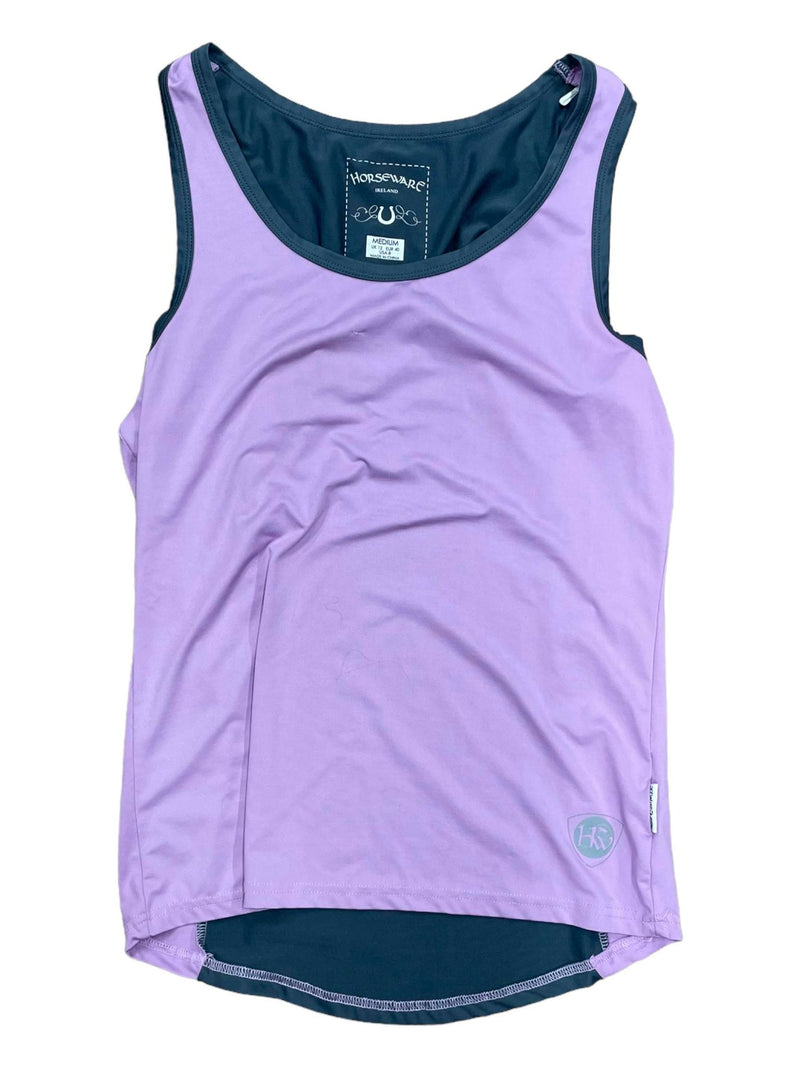 Horseware Tank Top - Purple/Grey - M - USED