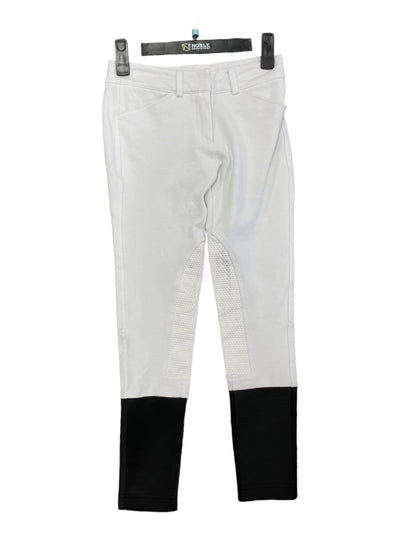 Kaki KP Breeches - White - Youth 10 - USED