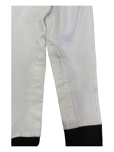 Kaki KP Breeches - White - Youth 10 - USED