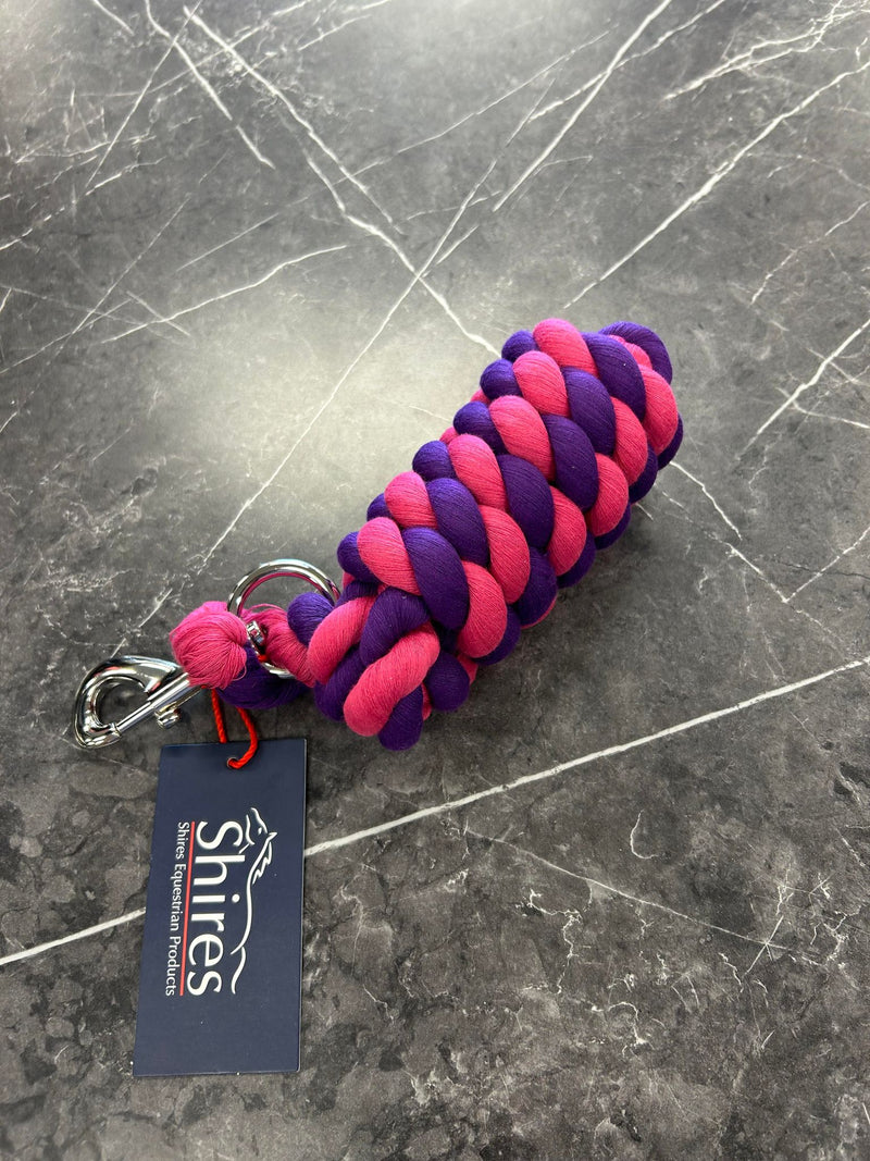 Shires Two-Tone Lead Rope Pink/Purple