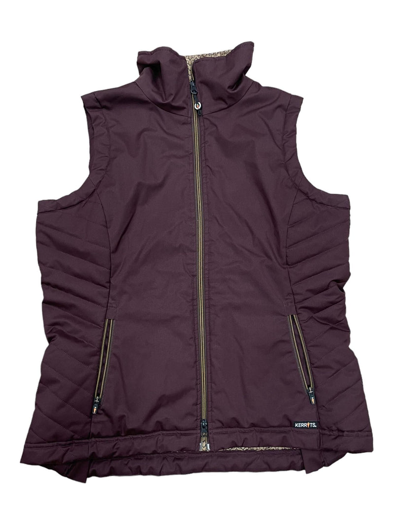 Kerrits Vest - Maroon/Bits - L - USED