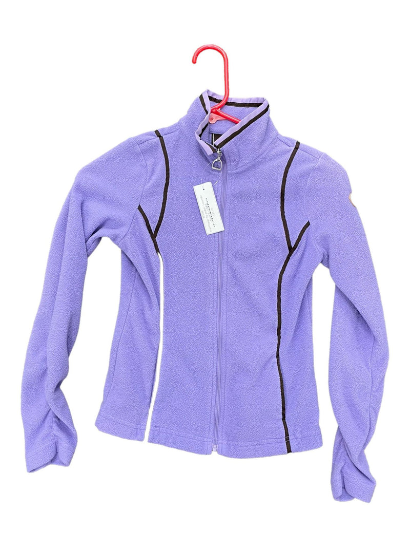 Ariat Fleece Zip Jacket - Lavender - Youth S - USED